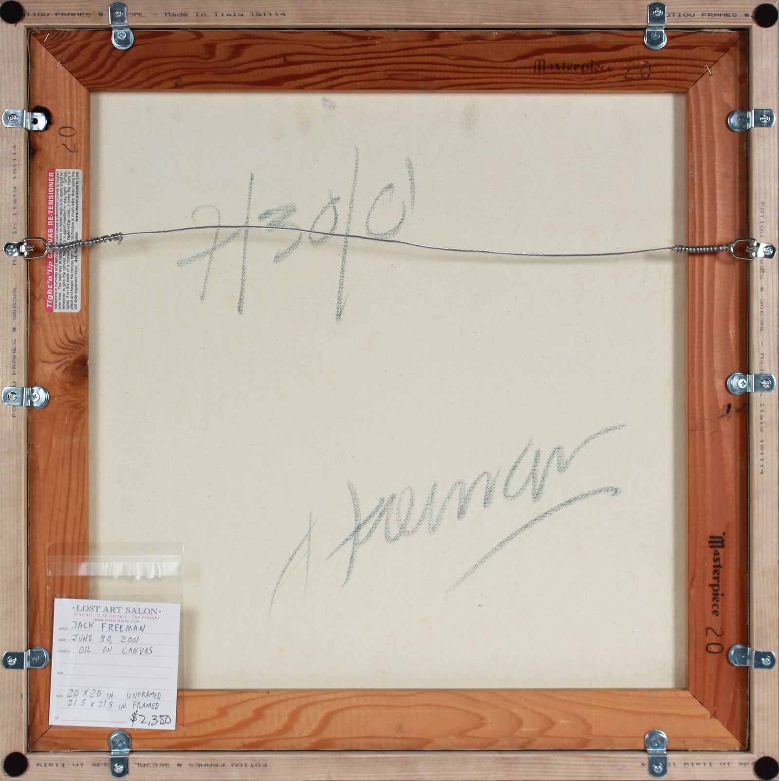 Portrait of a Man <br>2001 Oil <br><br>#B2908