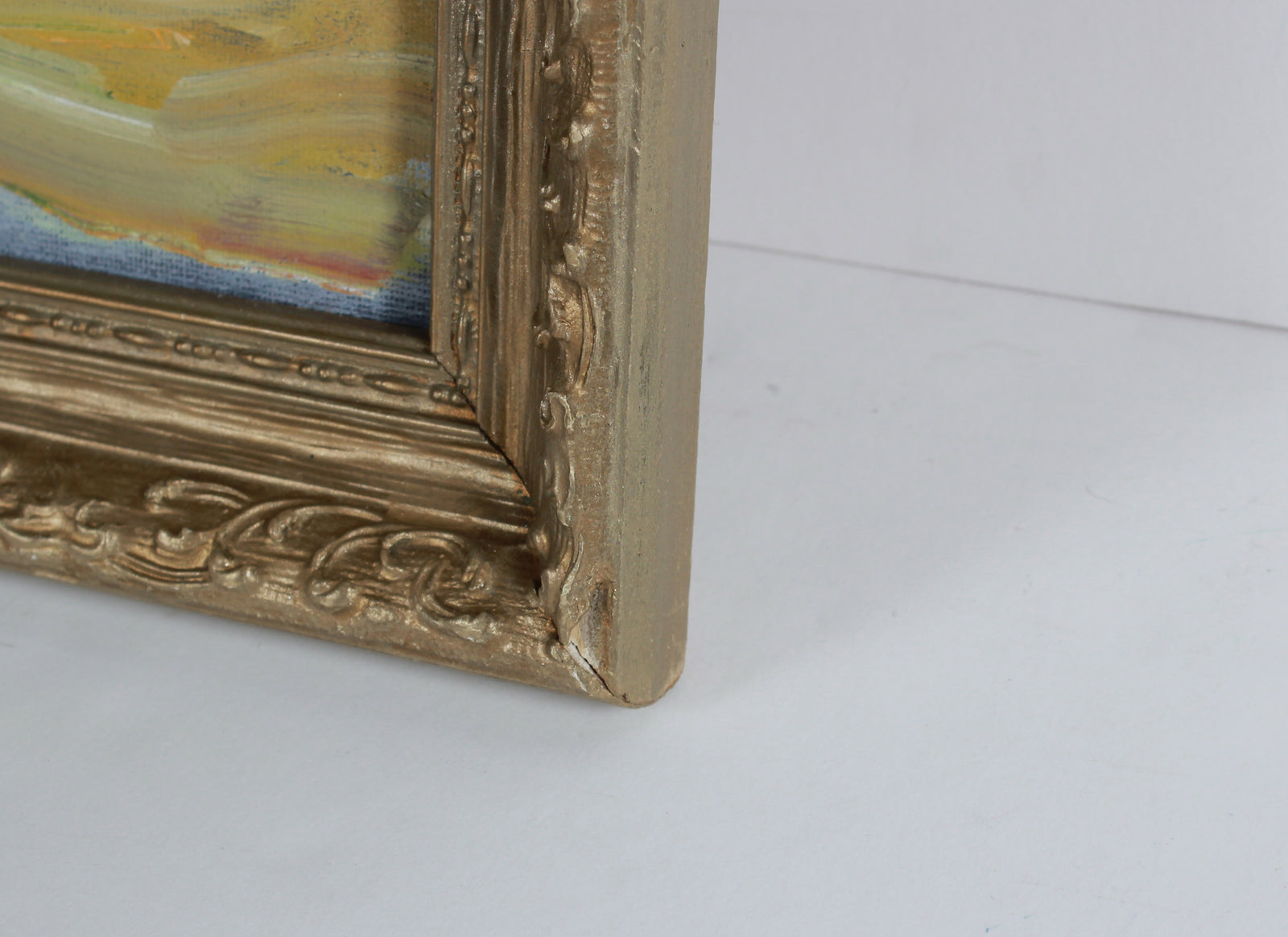 Expressionist Landscape Deconstruction <br>20th Century Oil <br><br>#B2915