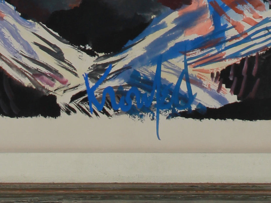 Fruit Seller <br>1960-70s Gouache <br><br>#B2942