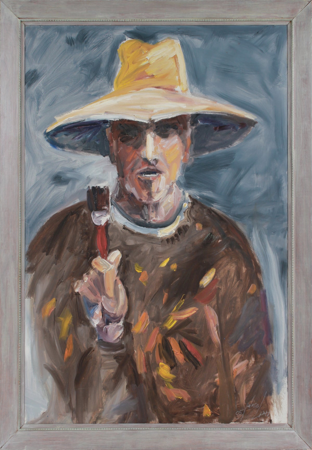 Expressionist Self Portrait &lt;br&gt;2005 Oil &lt;br&gt;&lt;br&gt;#B2972