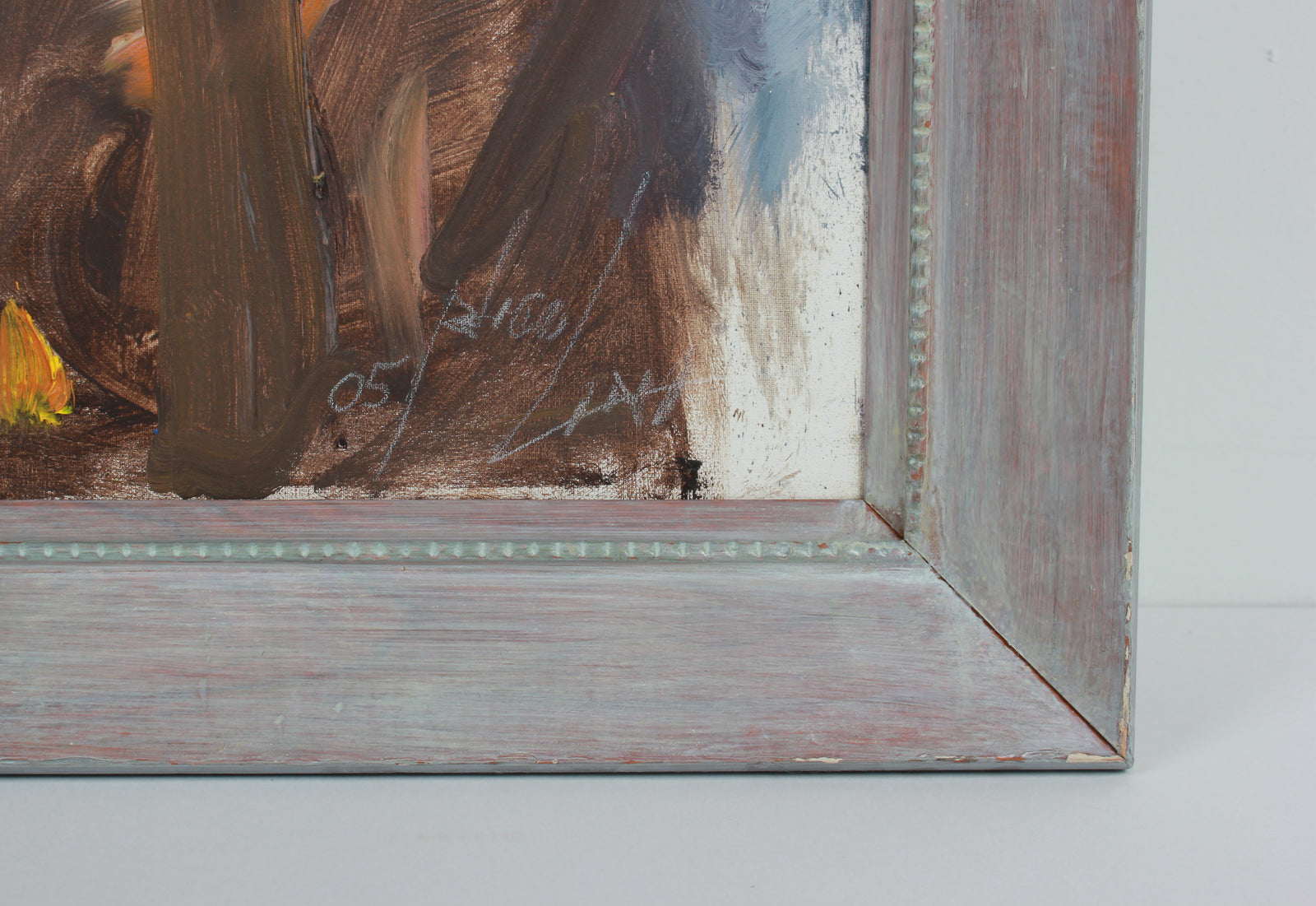 Expressionist Self Portrait <br>2005 Oil <br><br>#B2972