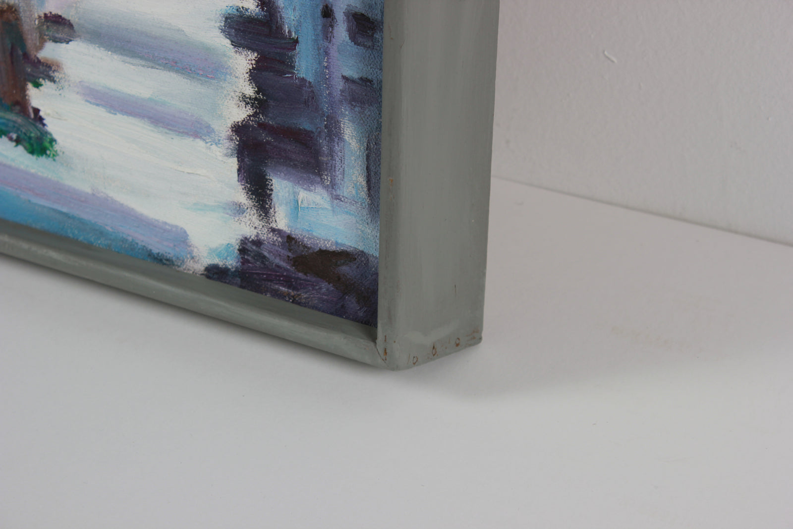 Aerial View of SF from Ocean Beach <br>1998 Oil <br><br>#B3016