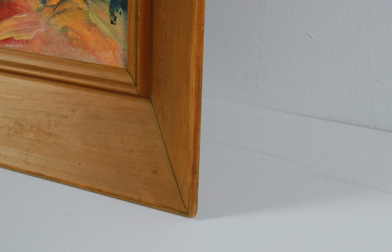 Vivid Abstracted California Landscape <br>1994 Oil <br><br>#B3061