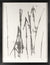 Monochrom Linear Abstract <br>20th Century Monotype <br><br>#B3246