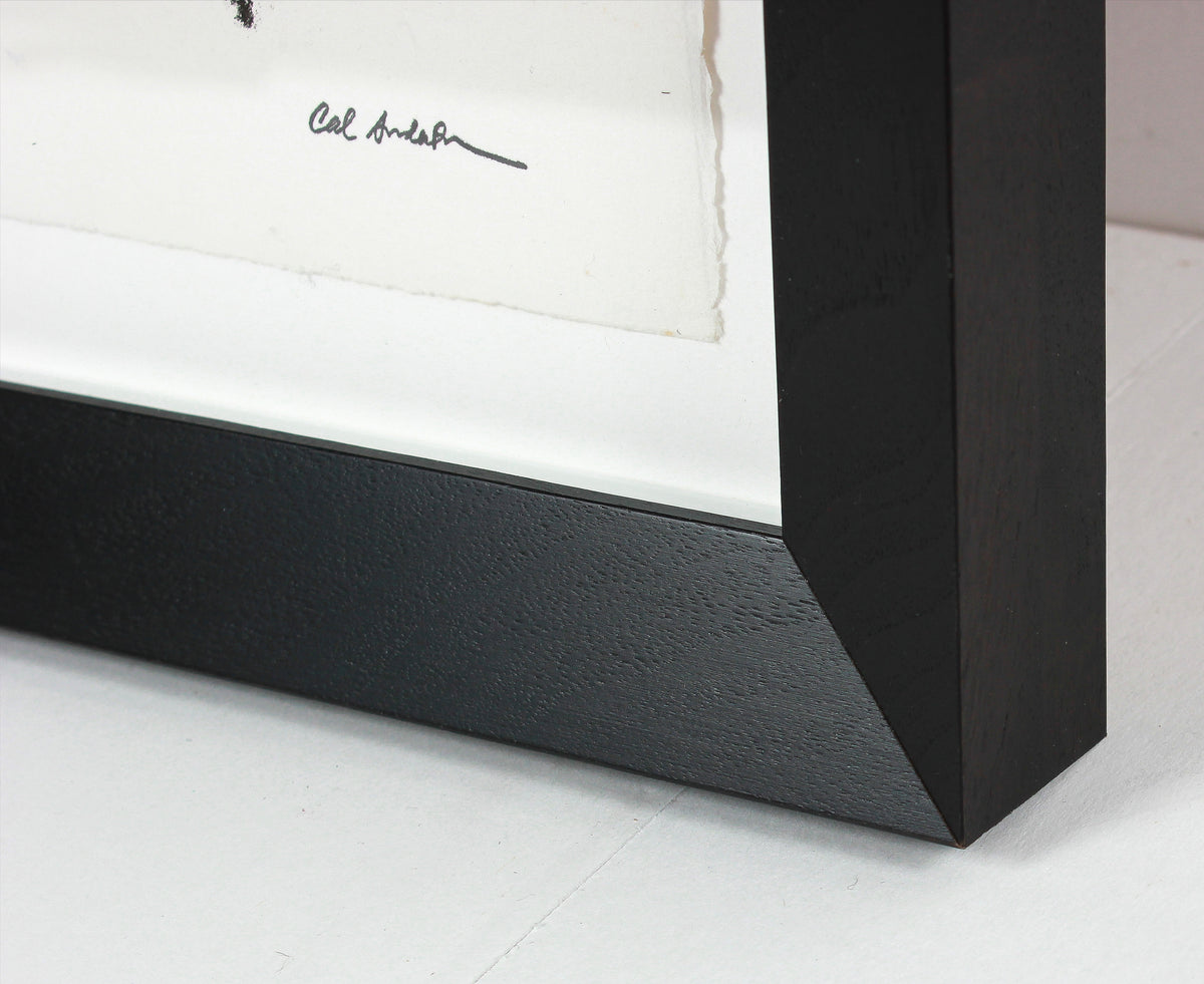 Monochrom Linear Abstract <br>20th Century Monotype <br><br>#B3246