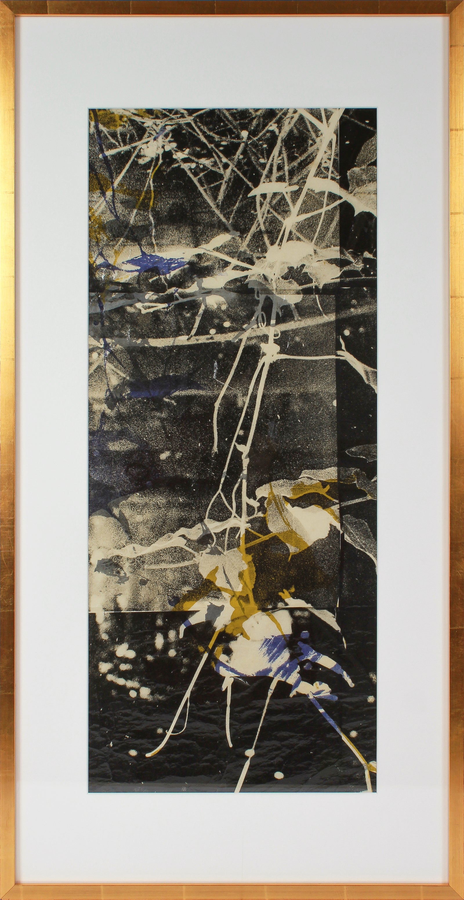 Barbara Lewis | Narrow Hectic Screen Print Abstract | 1973 - Lost Art Salon