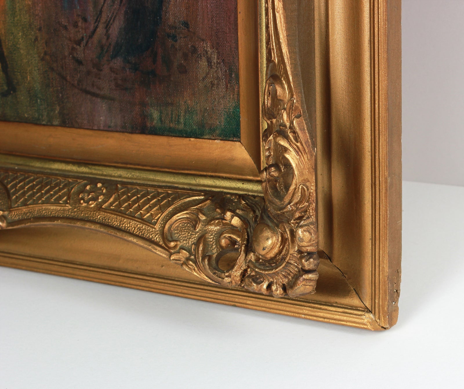 <i>Evening in Paris</i> <br>1960s Oil <br><br>#B3361