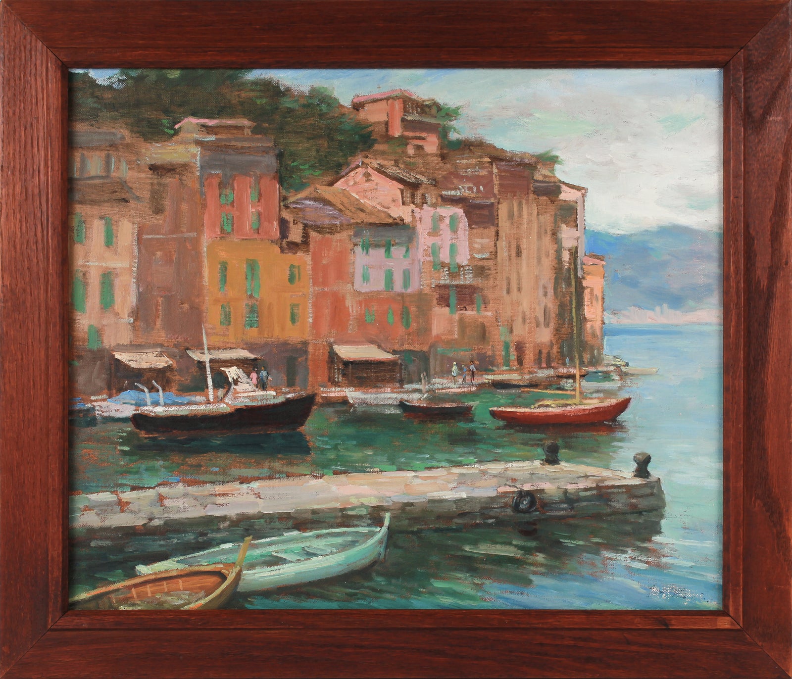 <I>Portofino Afternoon</i> <br>20th Century OIl <br><br>#B3380