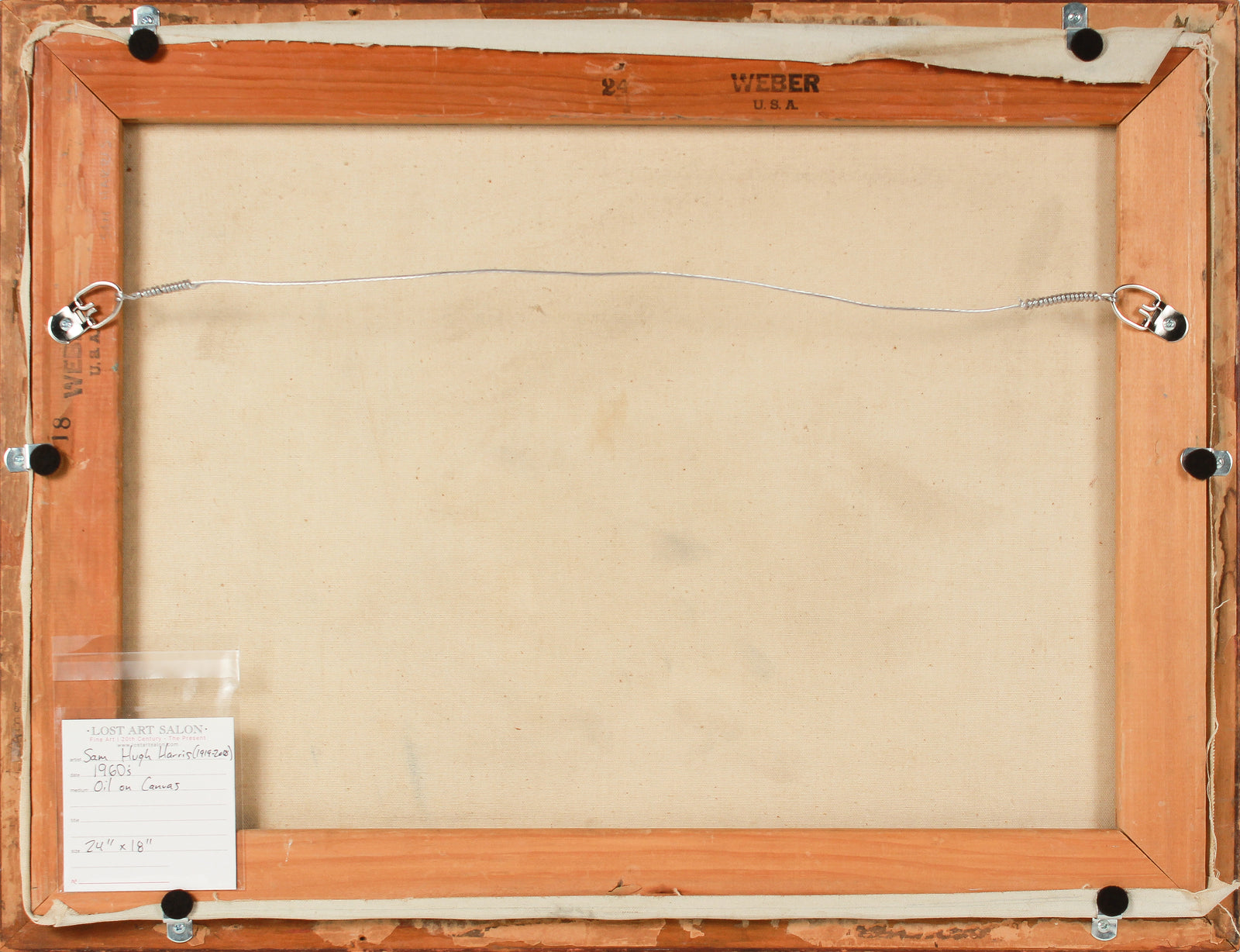 Parisian Scene with the Eiffel Tower <br>1960s Oil <br><br>#B3388