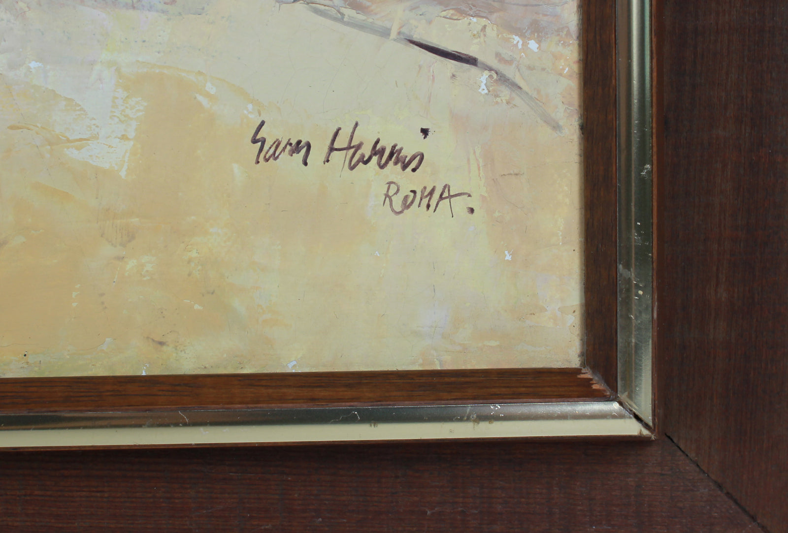 <i>Roma</i> <br>1960s Oil <br><br>#B3426