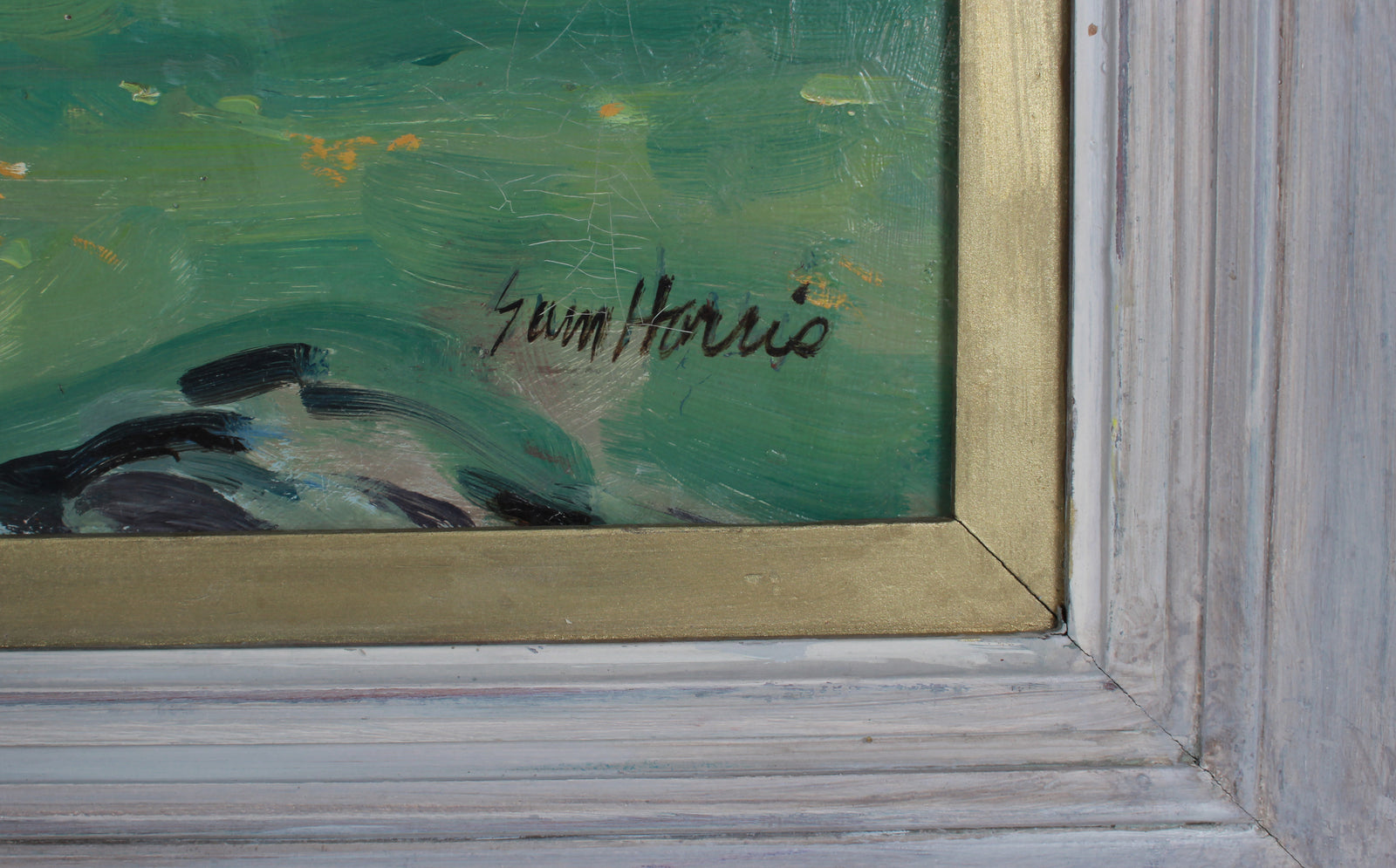 <i>Mont St. Michel</i> <br>1960s Oil <br><br>#B3433