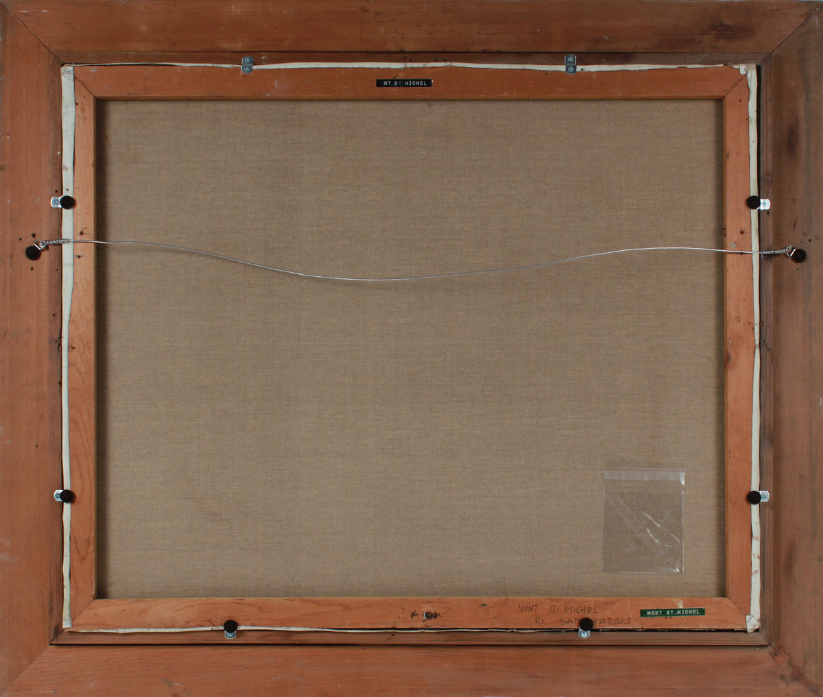 <i>Mont St. Michel</i> <br>1960s Oil <br><br>#B3433