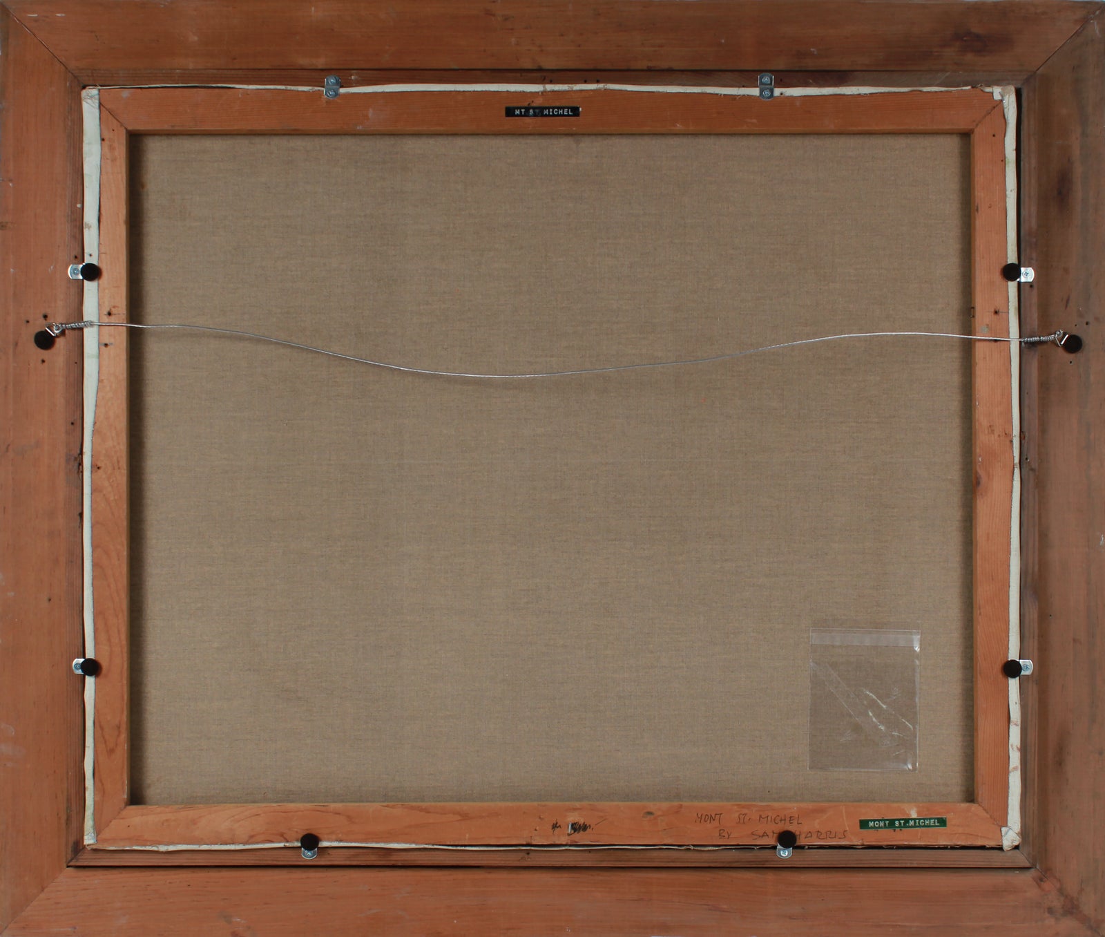 <i>Mont St. Michel</i> <br>1960s Oil <br><br>#B3433