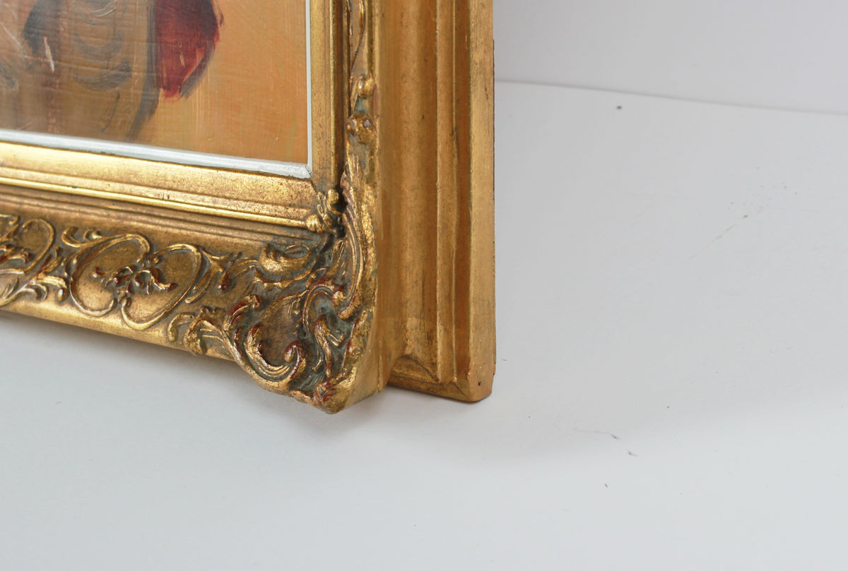 Elegant Female Portrait <br>1964 Oil <br><br>#B3437