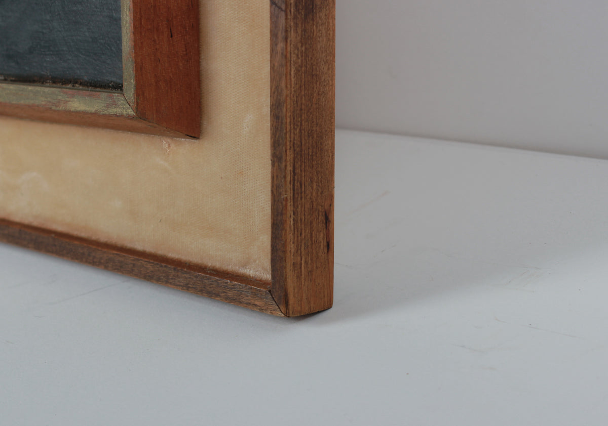 Portrait with a Goatee <br>1940-50s Oil <br><br>#B3491