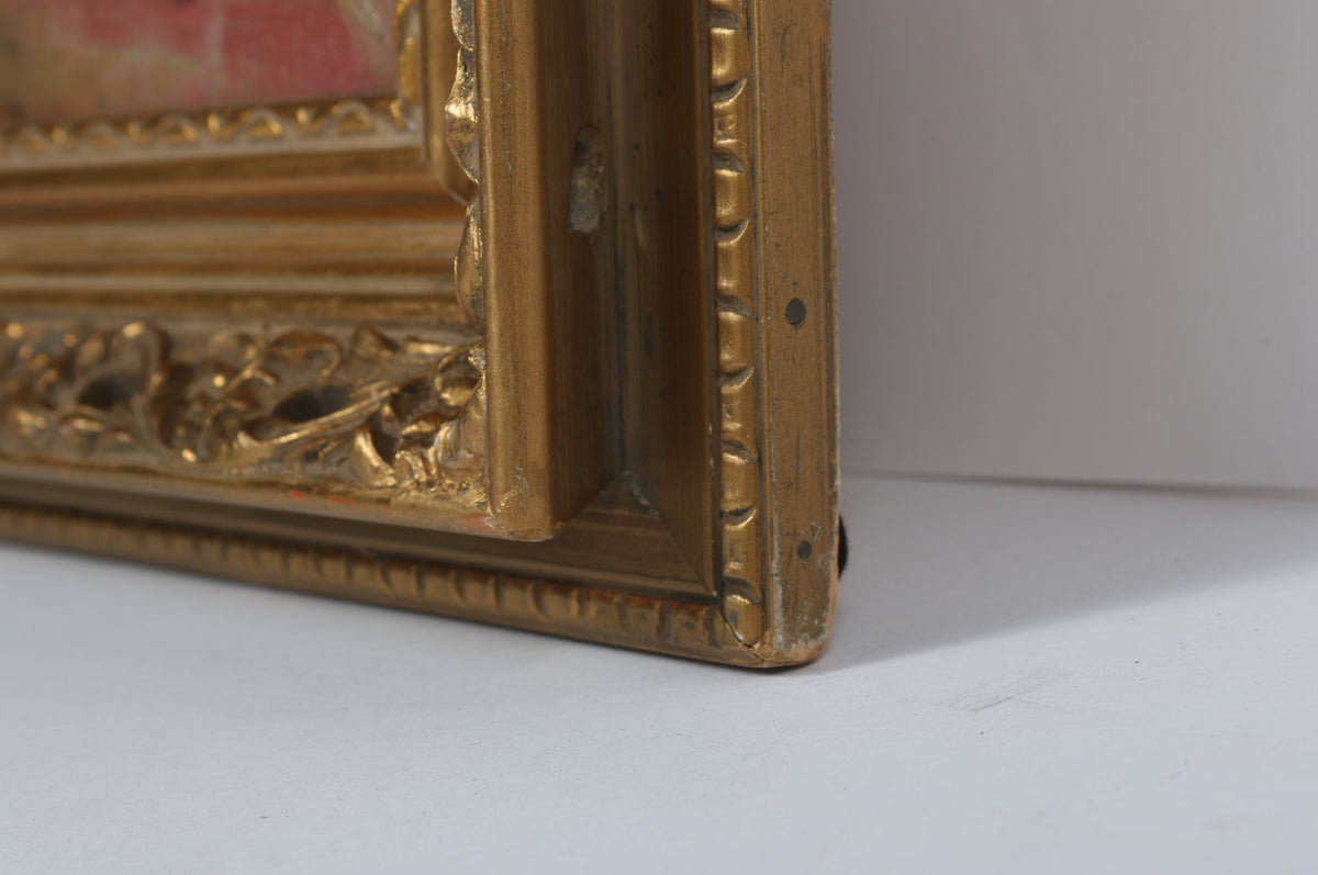 <i>Square St. Medard</i> <br>1965 Oil <br><br>#B3521