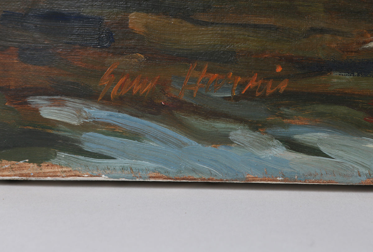 <i>The Seagull</i> <br>Mid Century Oil <br><br>#B3537