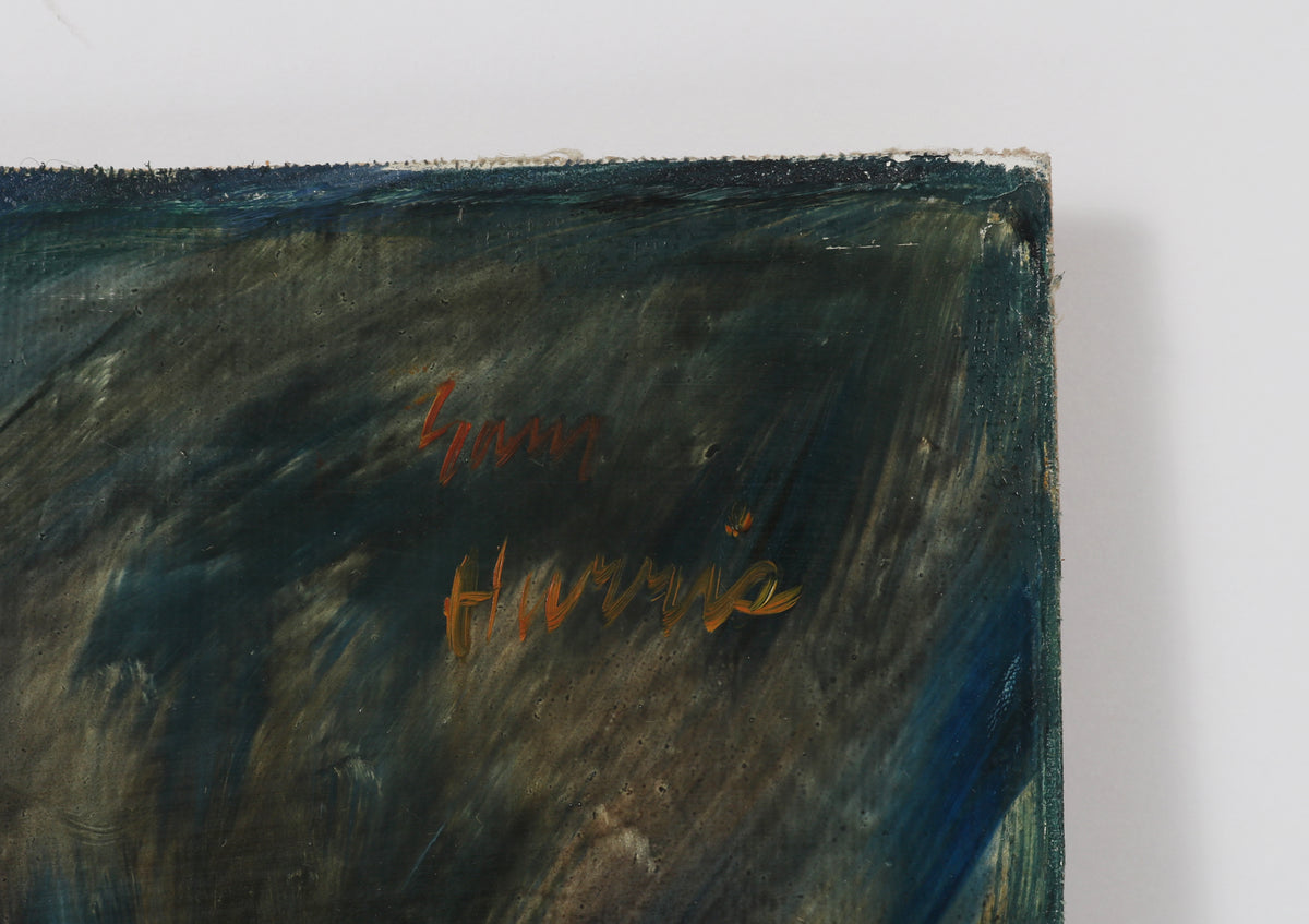 Striking Female Portrait <br>1960-70s Oil <br><br>#B3539