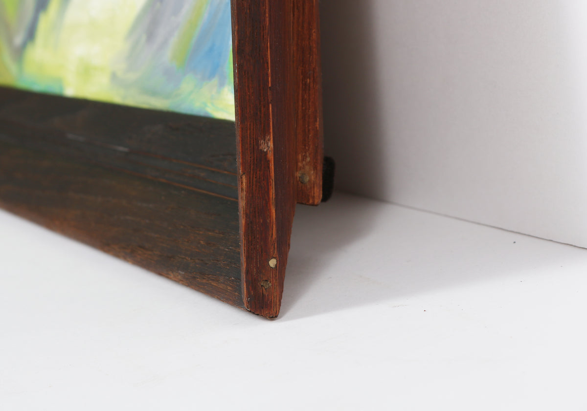 Abstracted California Seascape <br>1990s Oil <br><br>#B3541