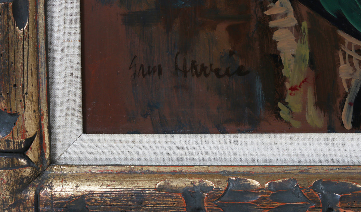 <i>Portrait of Sheila</i> <br>Mid Century Oil <br><br>#B3547