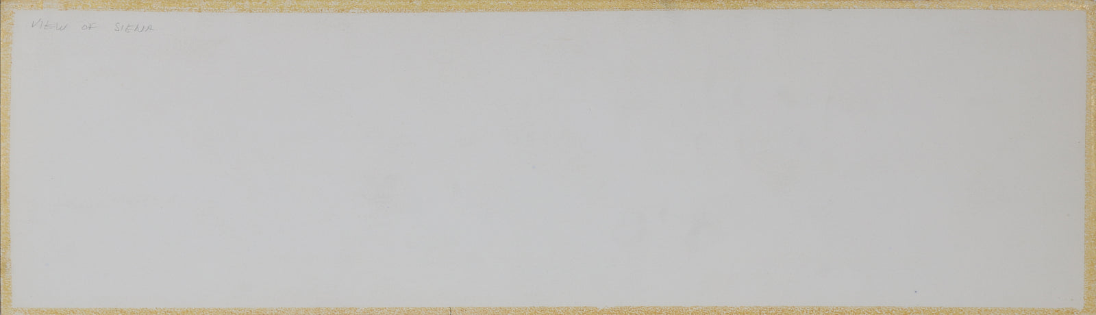 <i>Distant View of Sienna</i> <br>20th Century Watercolor <br><br>#B3571
