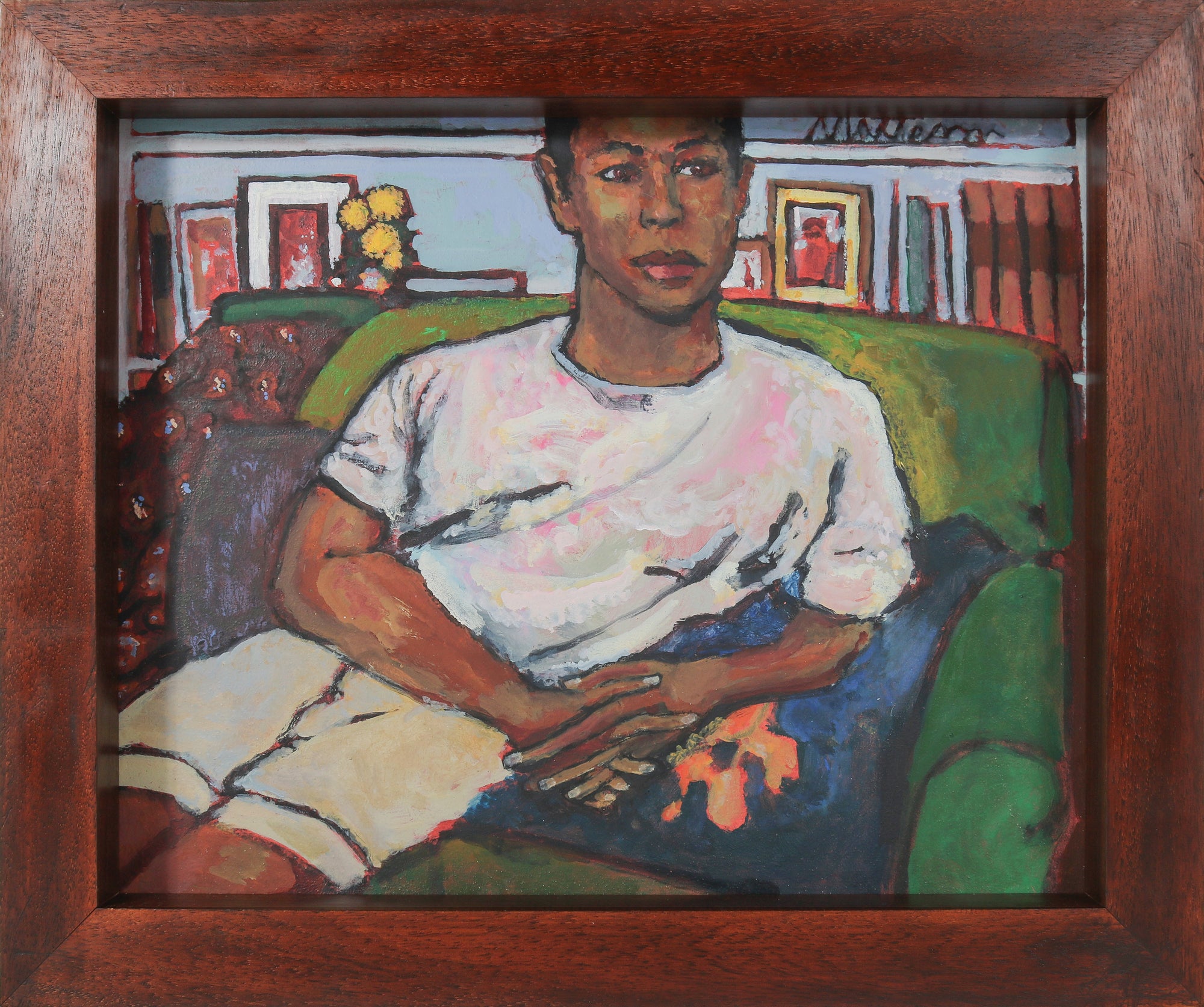 <i>At Home</i> <br>20th Century Oil <br><br>#B3637