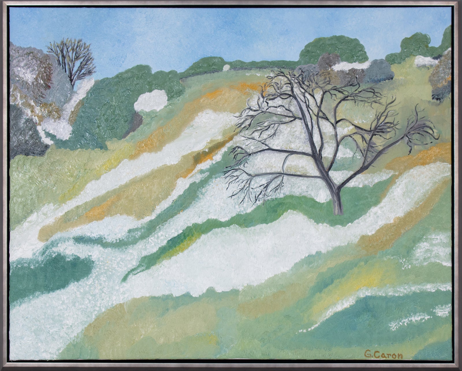 <i>Renouveau (New beginning)</i> <br>2021 Oil <br><br>#B3730