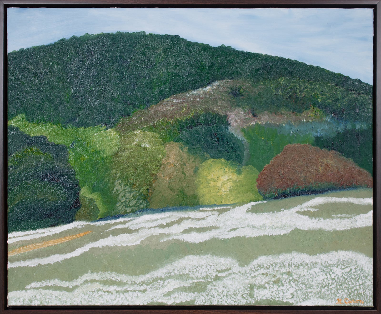 <i>Popcorn Flowers</i> <br>2021 Oil <br><br>#B3733