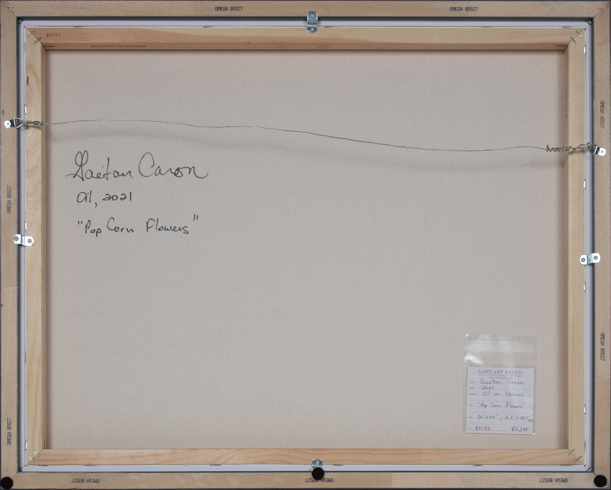 <i>Popcorn Flowers</i> <br>2021 Oil <br><br>#B3733