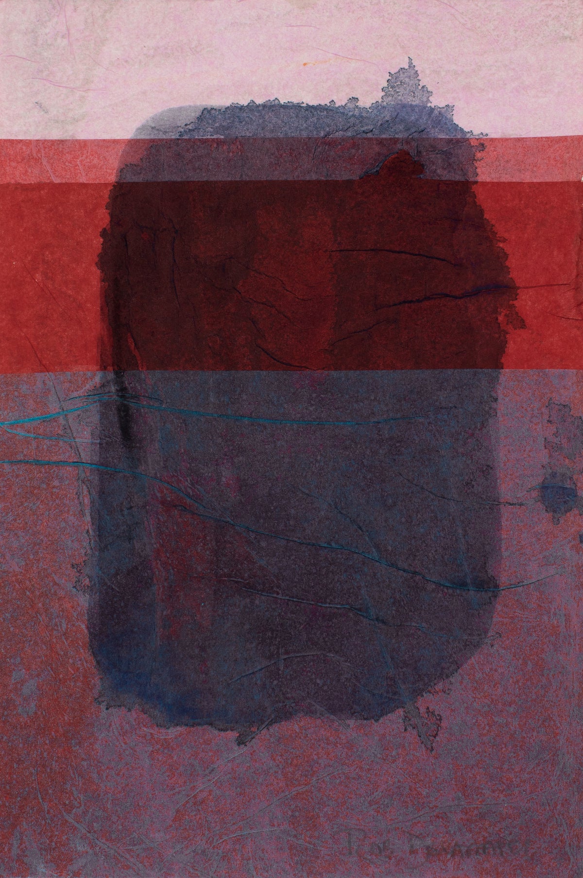 &lt;i&gt;Remembering Rothko I&lt;/i&gt; &lt;br&gt;2019 Mixed Media &lt;br&gt;&lt;br&gt;#B3745