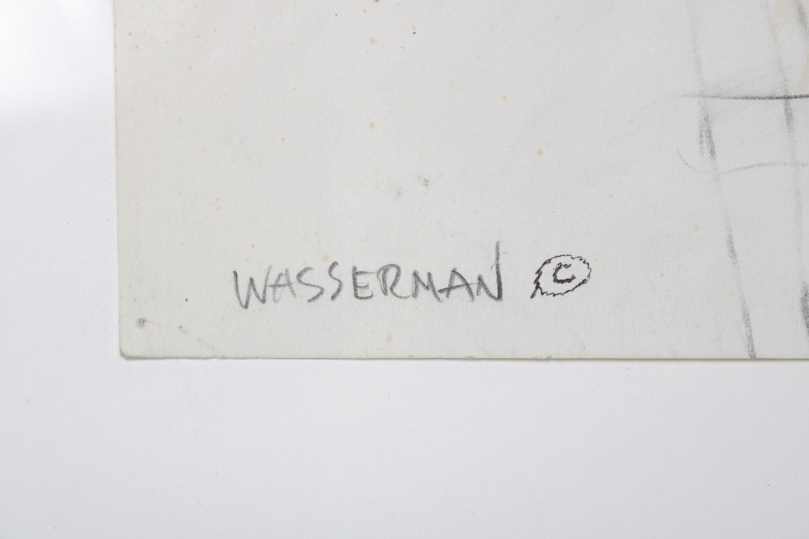 Cubist Figure Scene with Umbrella <br>20th Century Mixed Media <br><br>#B3804