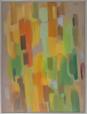 Geometric Color Study Abstract <br>1999 Oil <br><br>#B3978