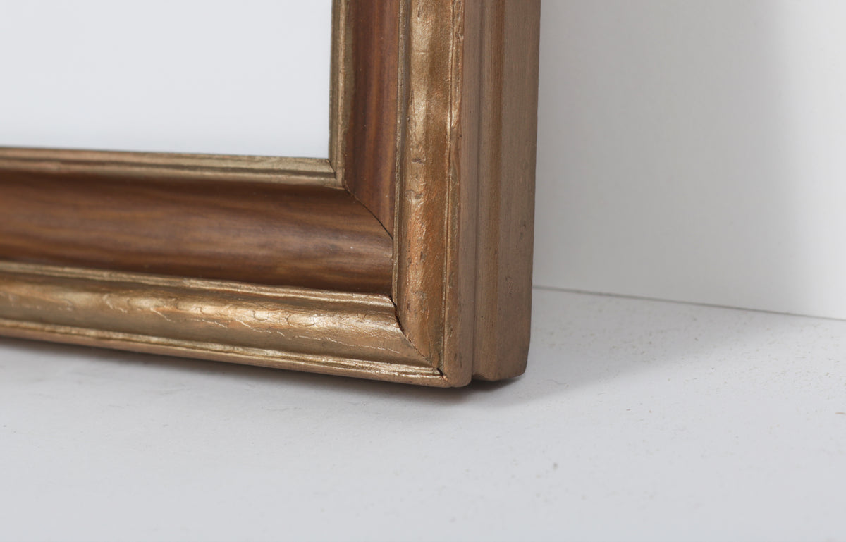 Whale Tail & Sailing Ship <br>20th Century Woodcut <br><br>#B4039