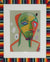 Geometric Portrait Deconstruction <br>1972 Pastel <br><br>#21191