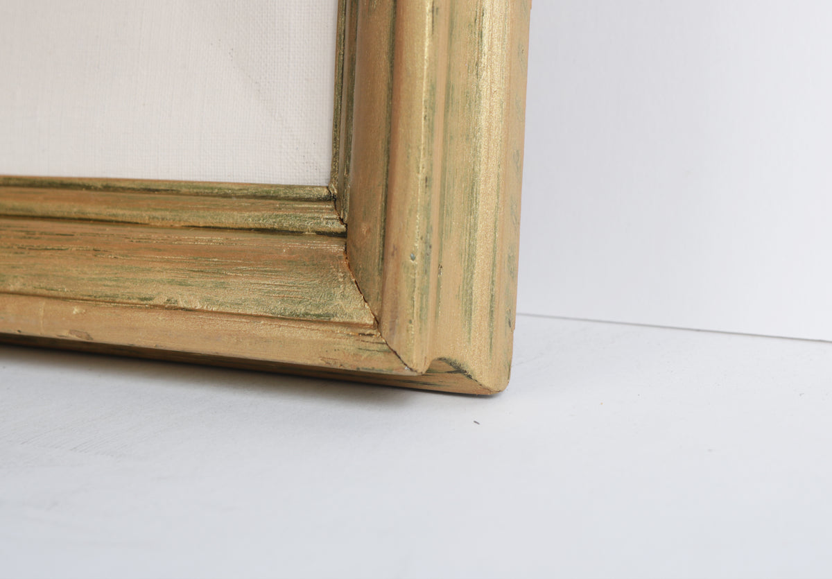 Blue Abstract Expressionist Painting <br>Early 2000s Oil <br><br>#B4170