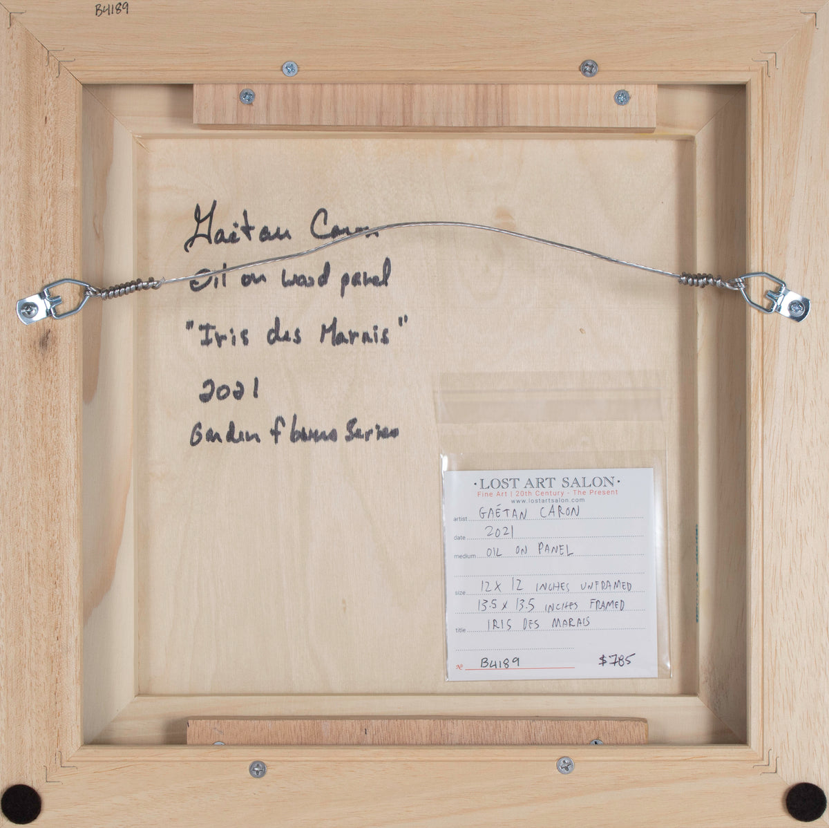 <i>Irs de Marais</i> <br>2021 Oil <br><br>#B4189