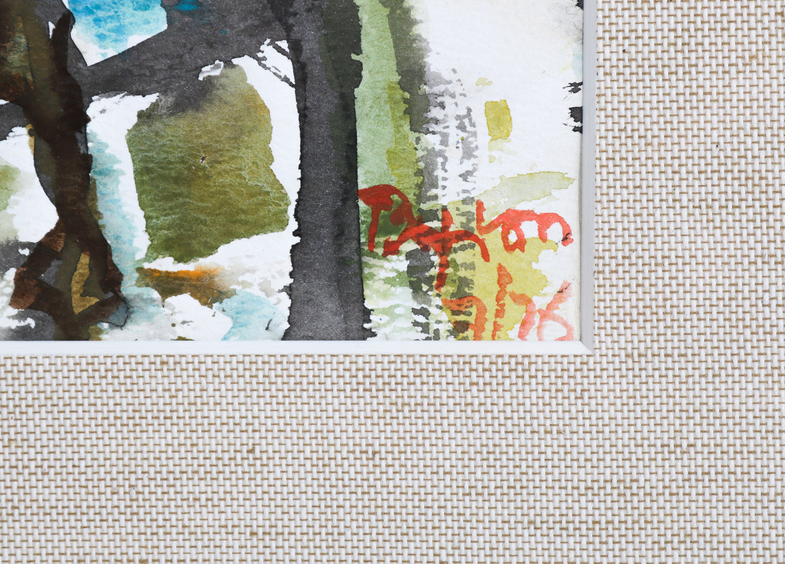 Roses in a Bottle <br>1976 Watercolor <br><br>#B4224