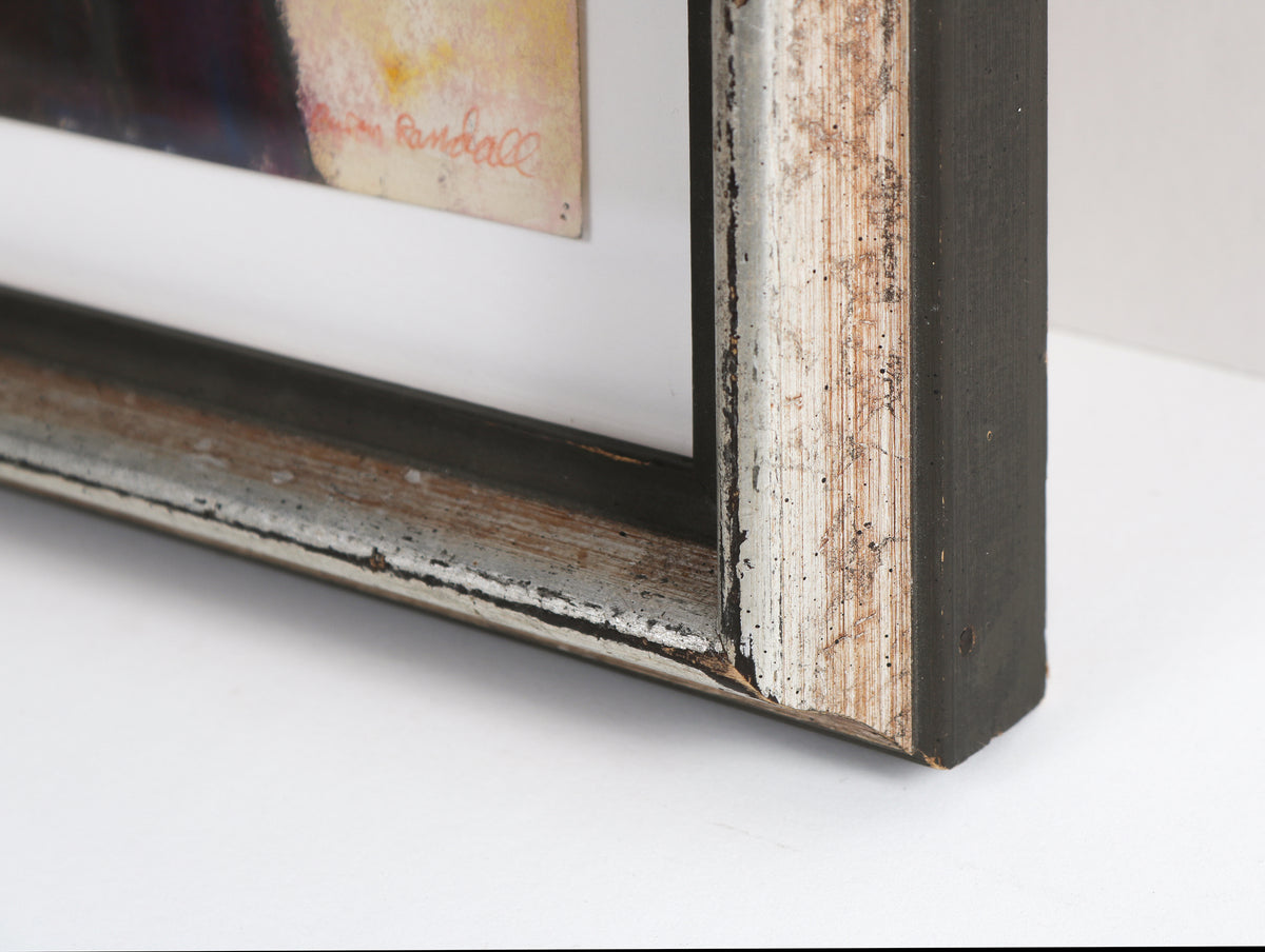 Cubist Still Life with Bottle <br>1950-70s Mixed Media <br><br>#B4225