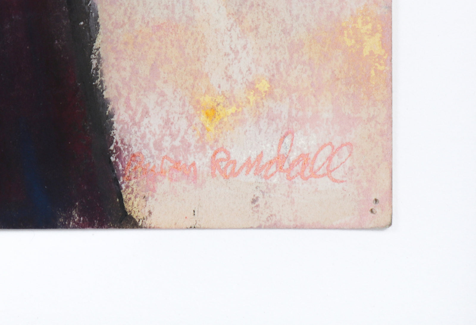 Cubist Still Life with Bottle <br>1950-70s Mixed Media <br><br>#B4225