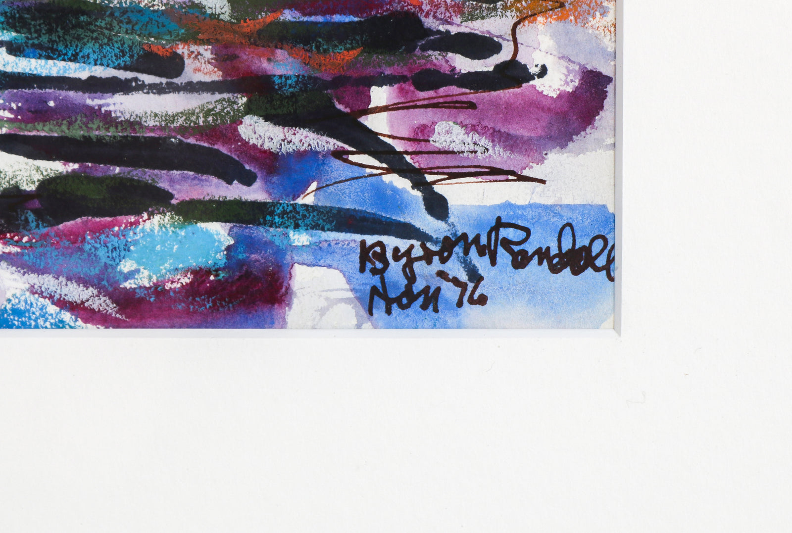 Tropical Coastal Scene <br>1976 Watercolor, Ink & Gouache <br><br>#B4278