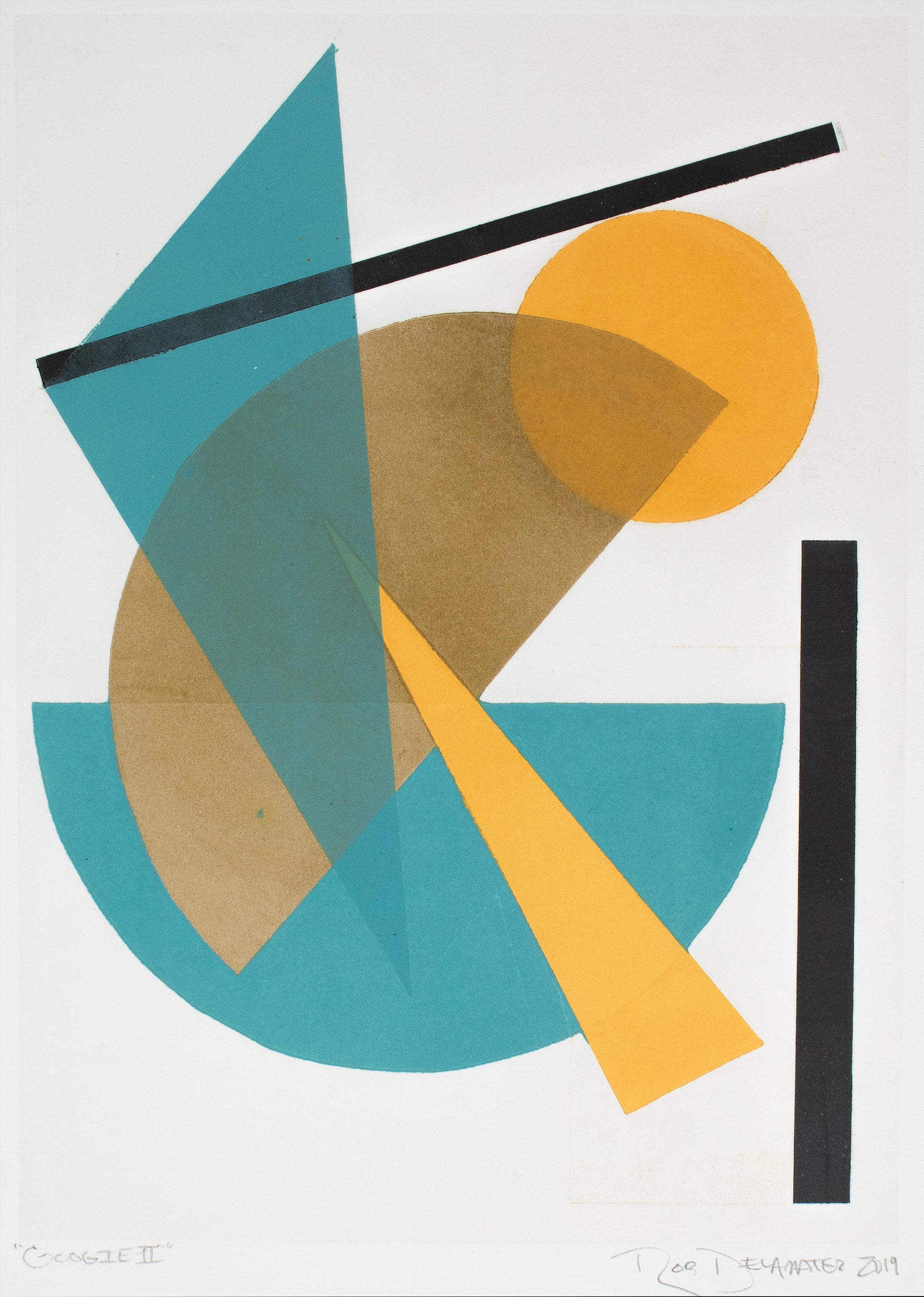 <i>Googie II</i> <br>2019 Monotype <br><br>#B4357