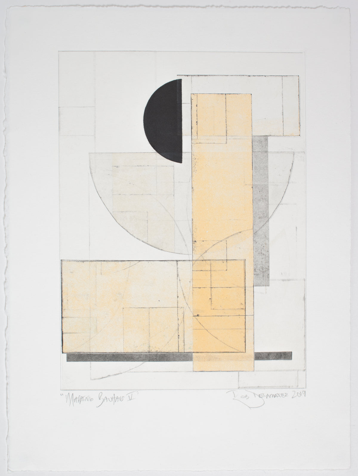 <i>Mapping Bauhaus V</i> <br>2019 Monotype <br><br>#B4360