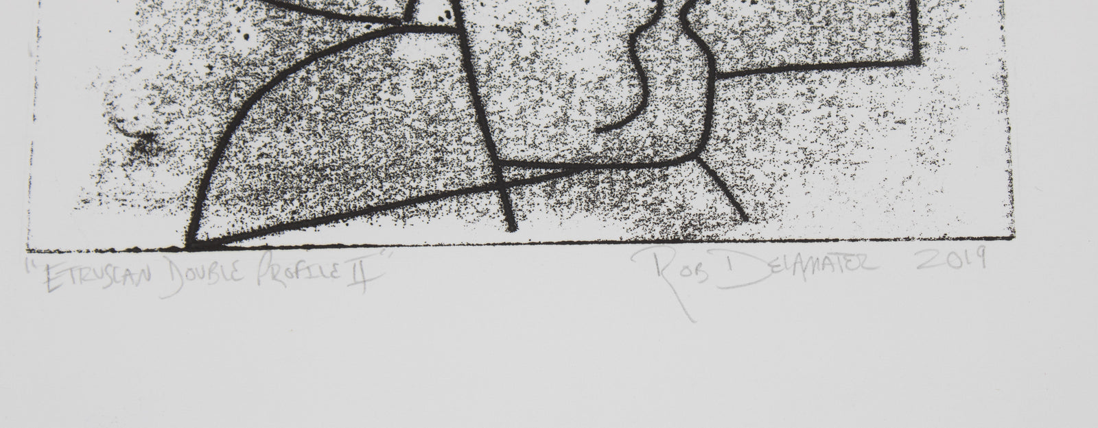 <i>Etruscan Double Profile II</i> <br>2019 Monotype <br><br>#B4483