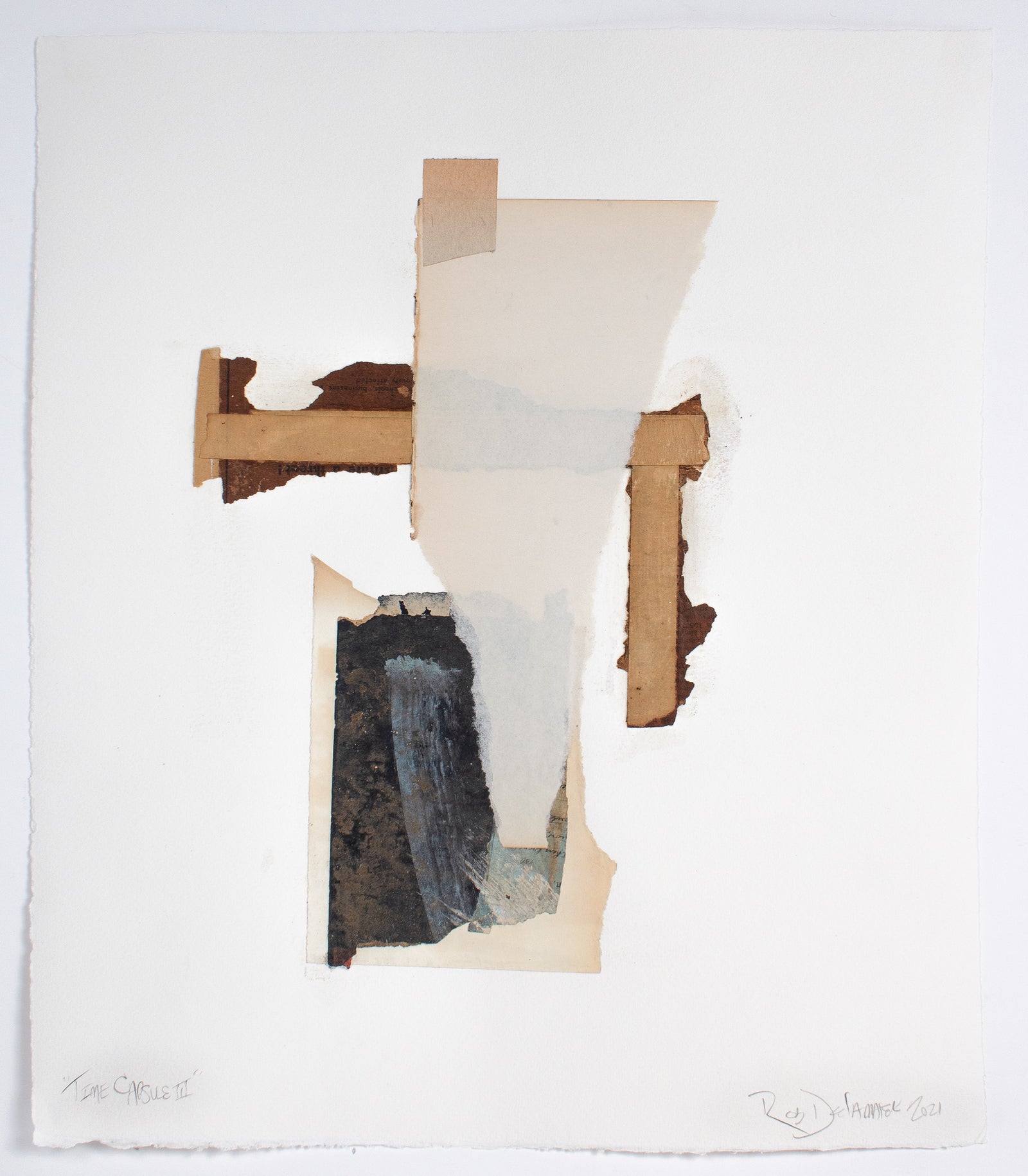 <i>Time Capsule III</i> <br>2021 Collage <br><br>#B4495