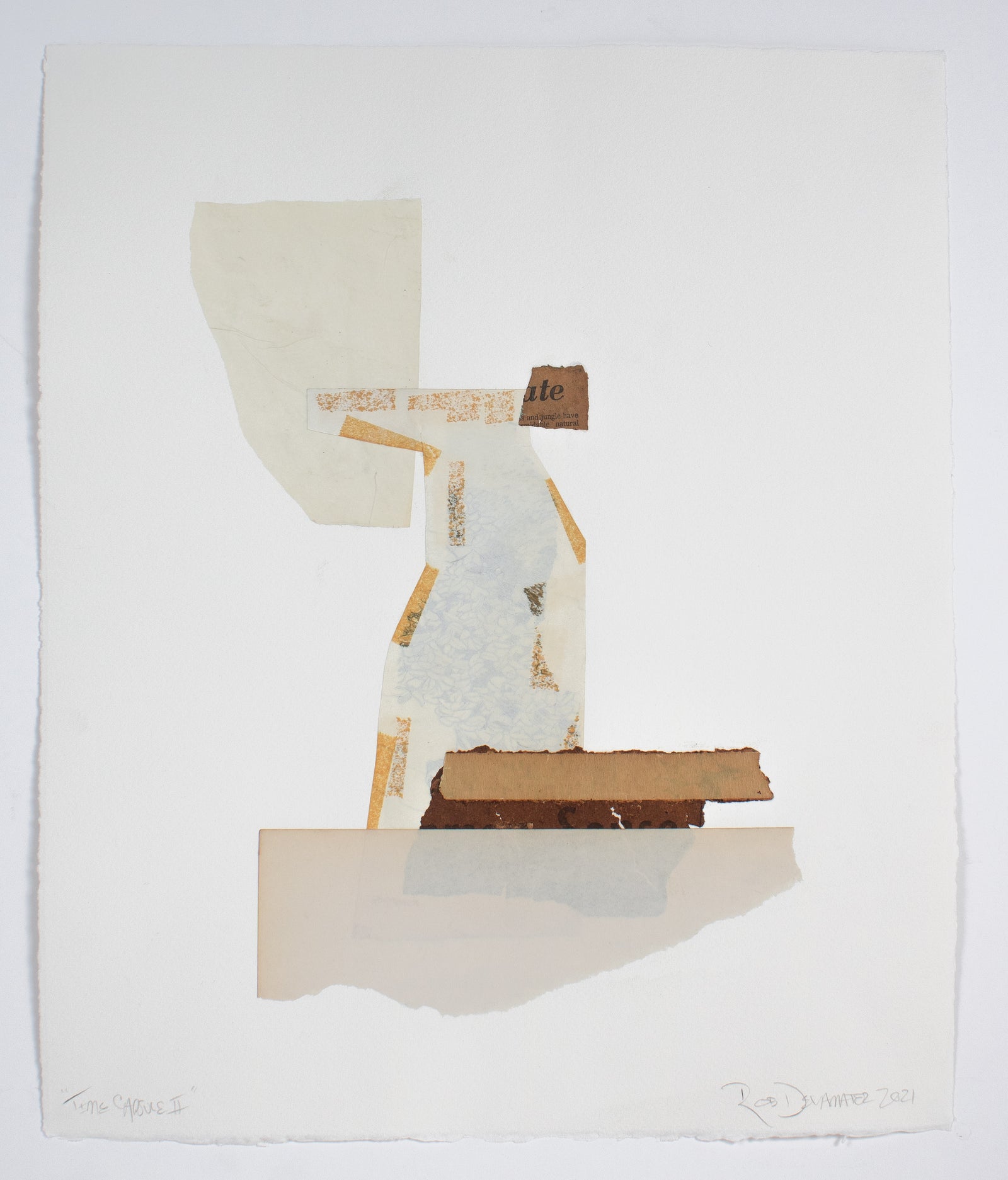 <i>Time Capsule II</i> <br>2021 Collage <br><br>#B4496