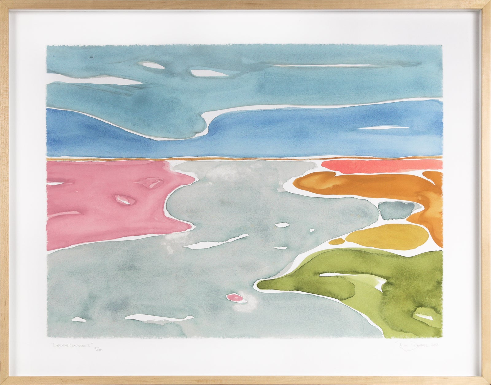 <i>Luminous Coastline I</i> <br>Limited Edition Archival Print <br><br>ART-17612