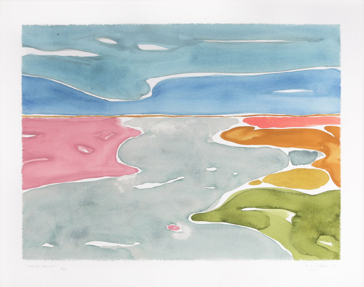 <i>Luminous Coastline I</i> <br>Limited Edition Archival Print <br><br>ART-17612