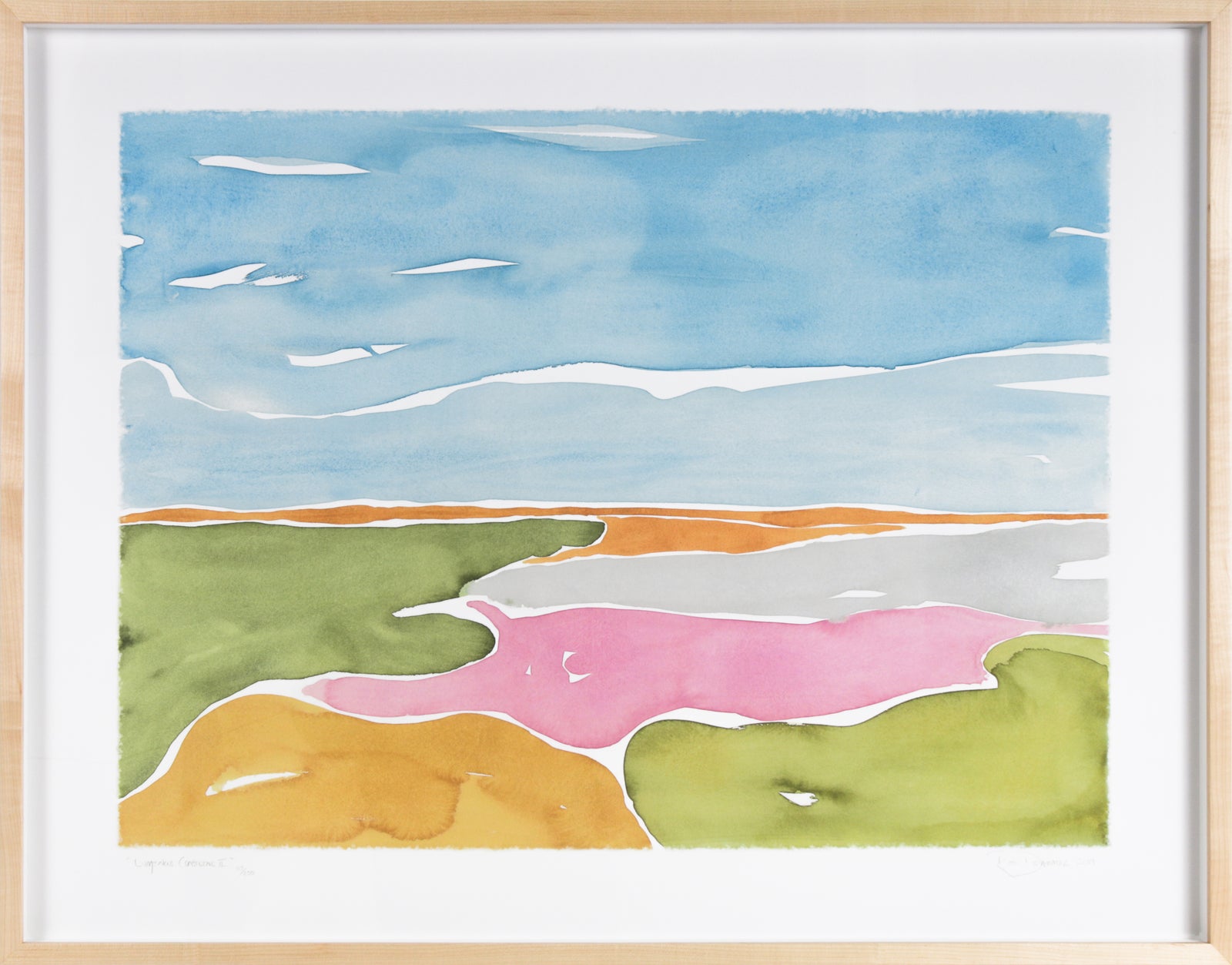 <i>Luminous Coastline II</i> <br>Limited Edition Archival Print <br><br>ART-17613