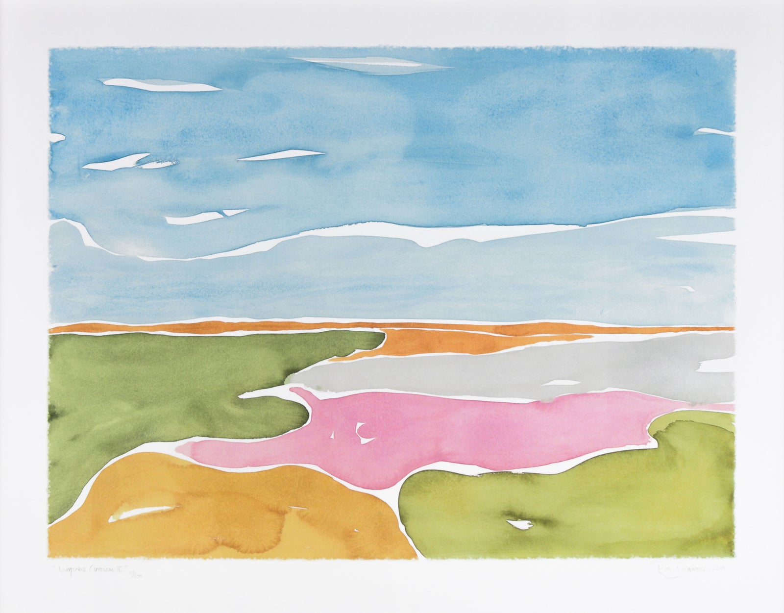 <i>Luminous Coastline II</i> <br>Limited Edition Archival Print <br><br>ART-17613