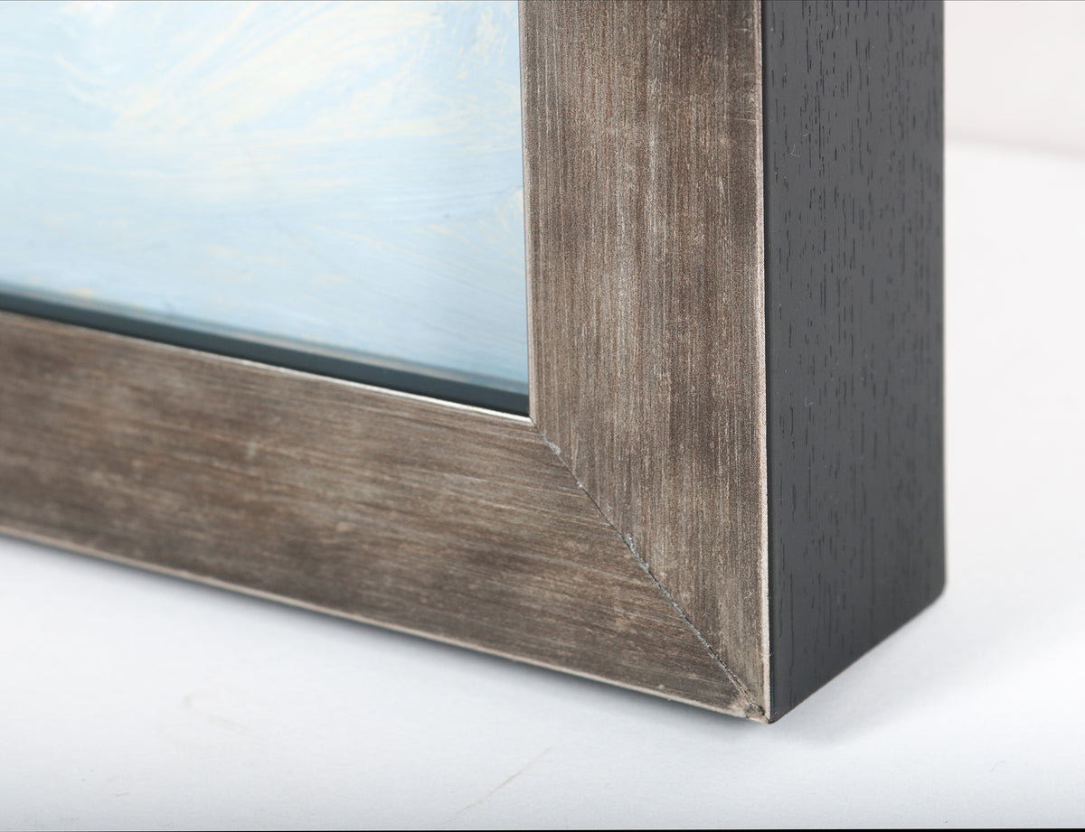 Circular Forms in Blue <br>20th Century Mixed Media & Collage <br><br>#B4613